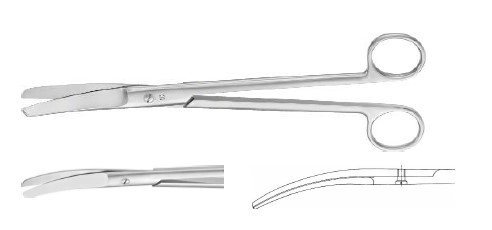 СІМС НОЖИЦІ ВИГНУТ. Т/Т 230MM